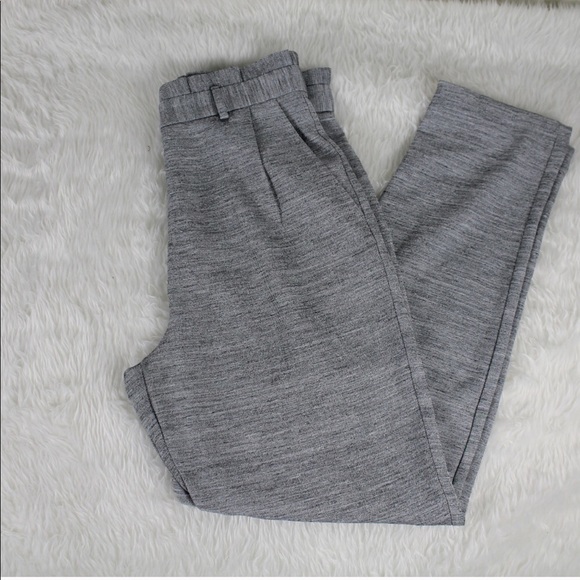 Top Shop High Waisted Ruffle Trousers - Picture 2 of 7